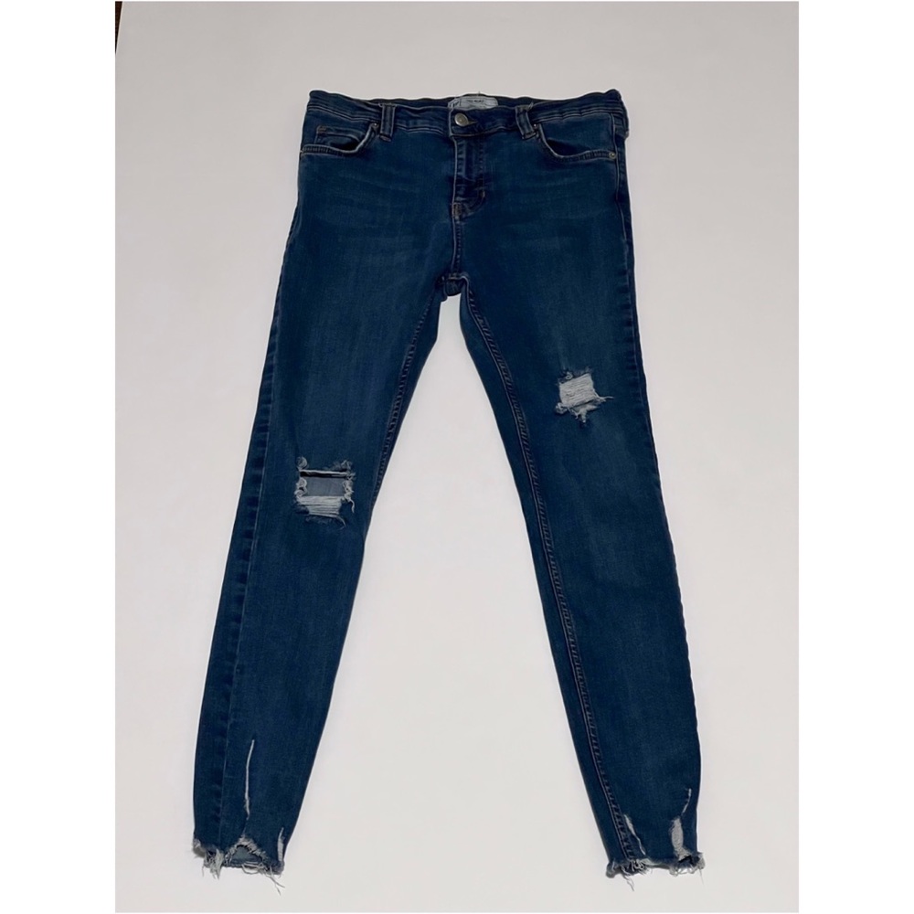 Free People Distressed Skinny Jeans